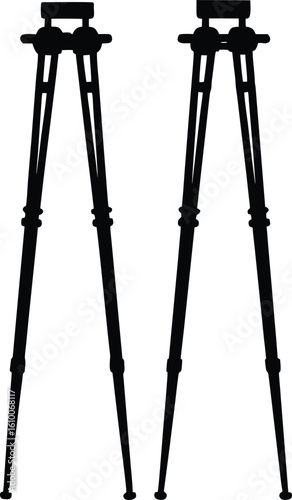 drywall stilts on white background.eps