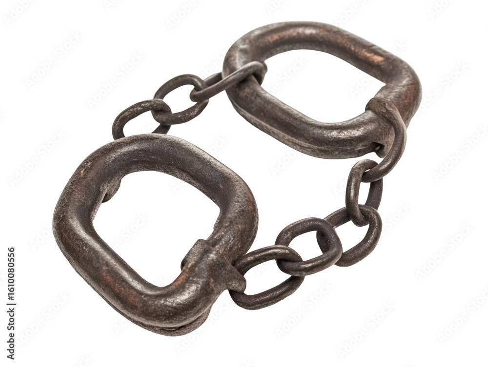 Obraz premium Old Rusty Shackles