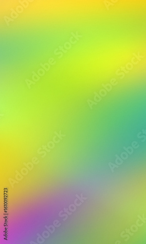 Yellow green purple gradient soft blur abstract background