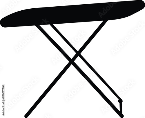 ironing board cover on white background.eps