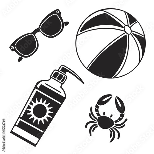 Beach accessories sun protection and recreation sunglasses