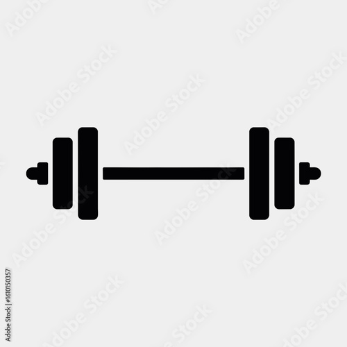 dumbbell isolated on white background
