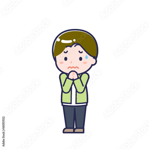 私服の10代／ななめ／男性 23