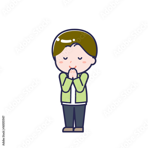 私服の10代／ななめ／男性 24