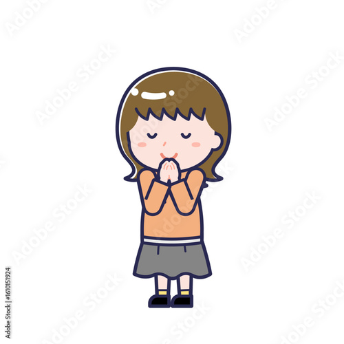 私服の10代／ななめ／女性 24