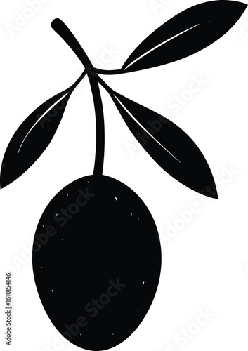 olive pick on white background.eps