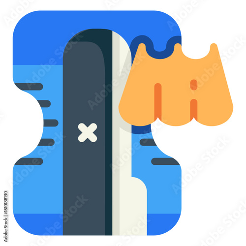 pencil sharpener flat icon