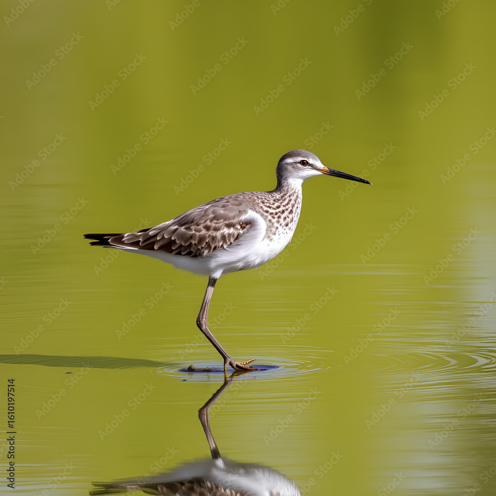 Obraz premium Common Greenshank (Tringa nebularia)