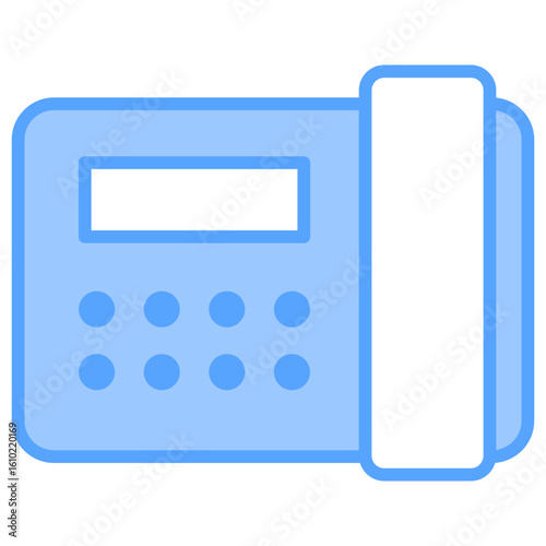 24 Hours Calls Blue Icon