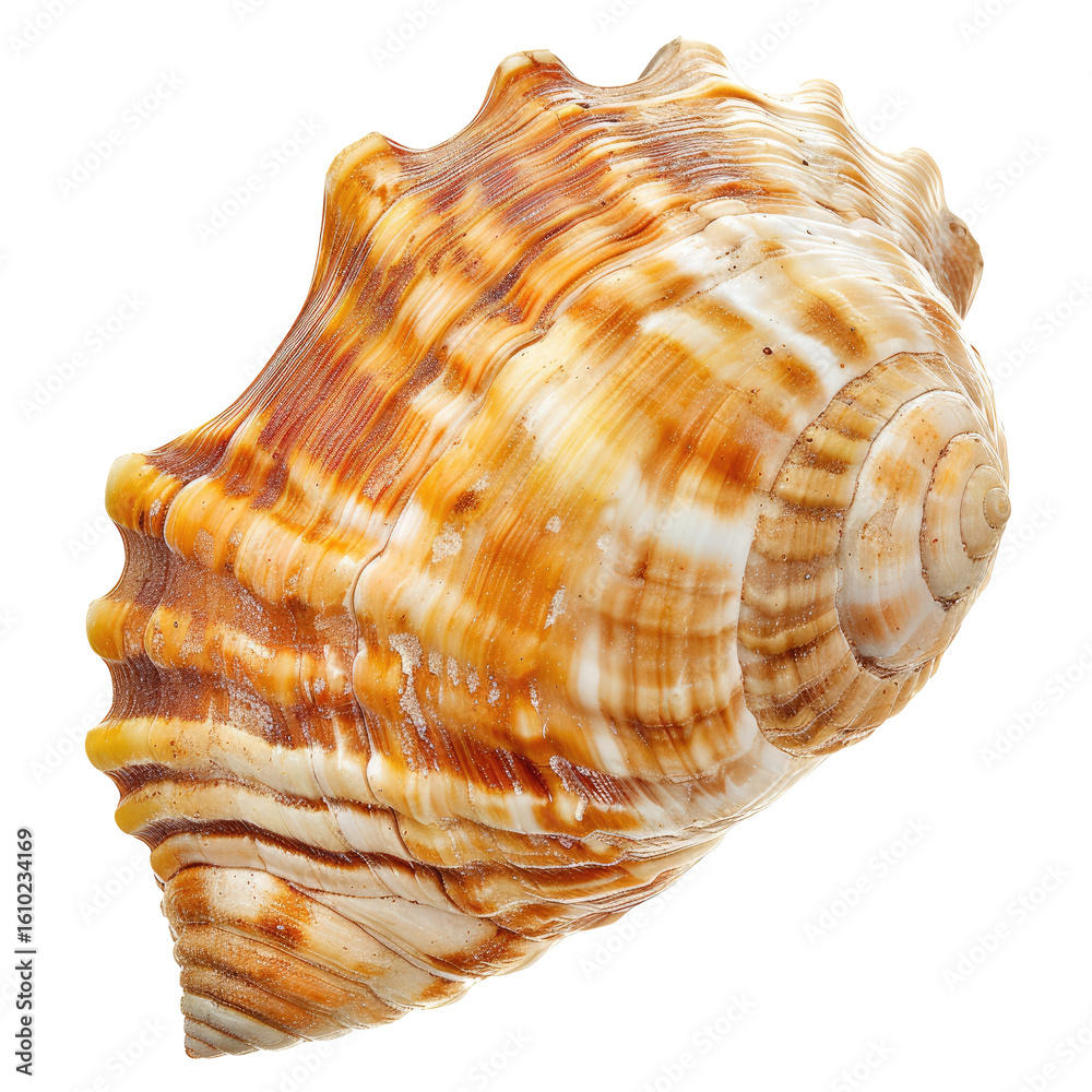 Fototapeta premium Close-up of a seashell, warm colors