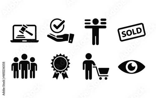 Business icon set