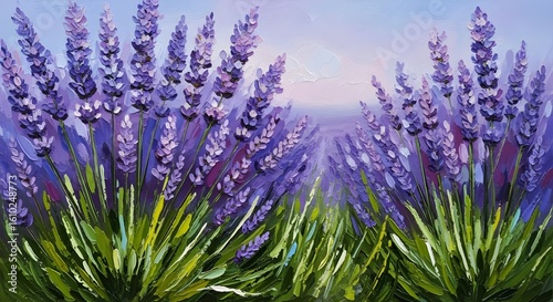 A colorful wild pattern with flowers and leaves