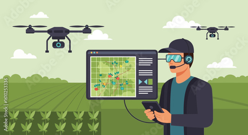 Precision Agriculture Using Drone Technology For Crop Monitoring