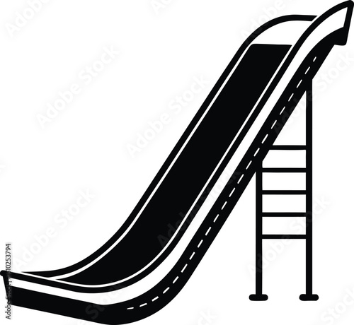water slide on white background.eps