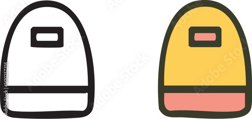 Mailbox postbox icon set vector illustration.