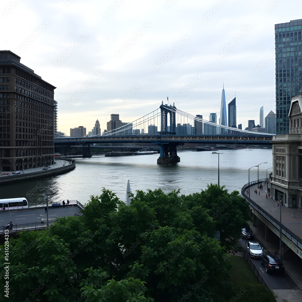 Obraz premium Pont de Queensboro, New York City