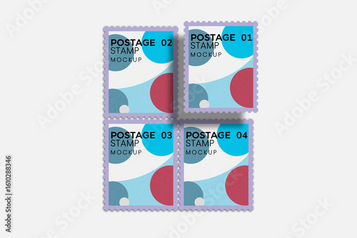 Postage Stamp Mockup