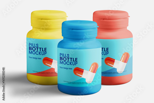 Pill Bottle Mockup