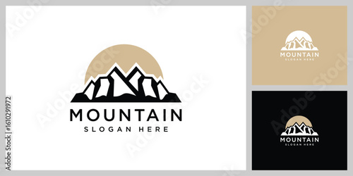 mountain logo vector design template