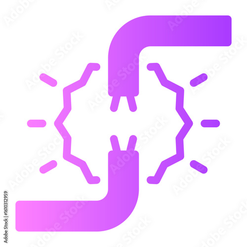 short circuit gradient icon