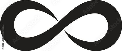 Infinity sign vector
