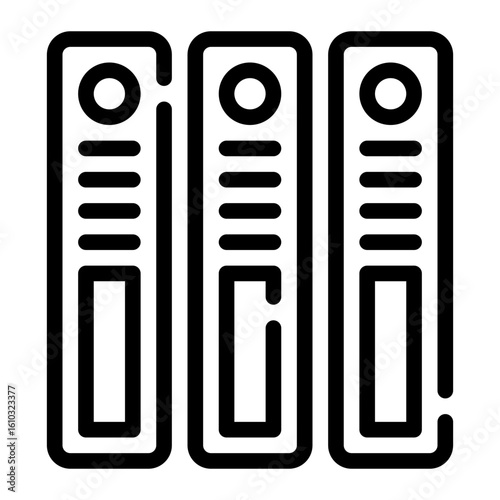 binders line icon