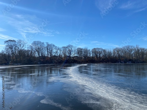 river in winter