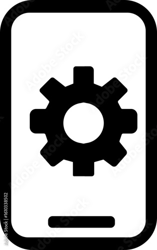 System icon solid and outline Gear set. Black gear wheel icons on white background - stock settings gearwheel mechanic wheel configuration vector icon vector. Gear setting icon