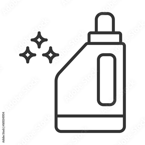 Bleaching Icon Outline Style. Vector Illustration Design