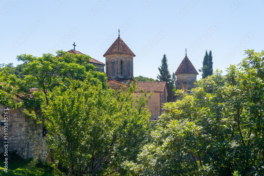 Motsameta monastery in Georgia, near Kutaisi, it was built in the 11th century. travel Motsameta monastery in Georgia, near Kutaisi, it was built in the 11th century. travel