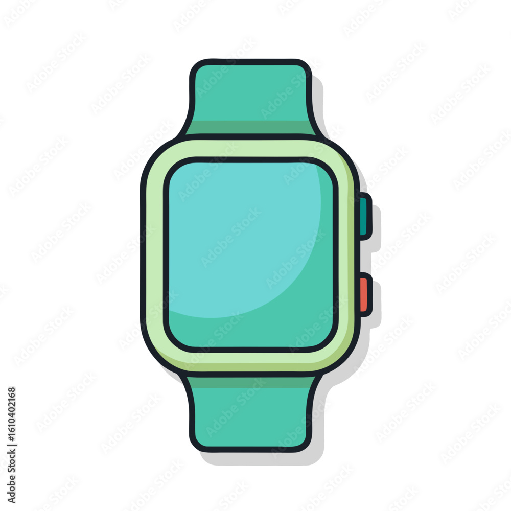 green plastic watch green plastic watch