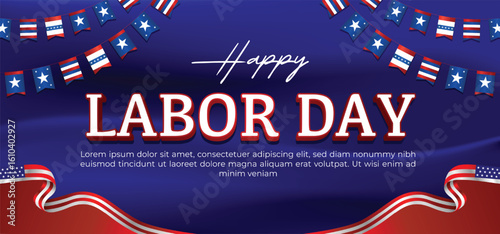 Happy Labor Day Celebration Banner