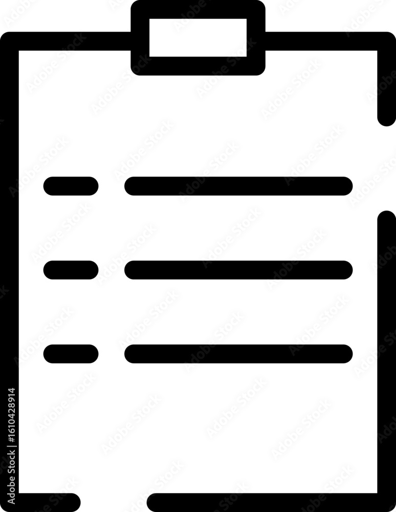 Minimalistic Modern Rounded Outline Timetable Icon Minimalistic Modern Rounded Outline Timetable Icon