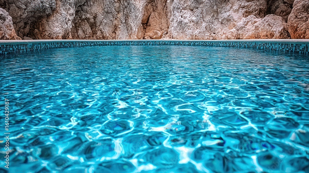 Fototapeta premium Swimming pool water surface