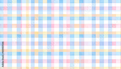 Colorful checkered wallpaper in watercolor style