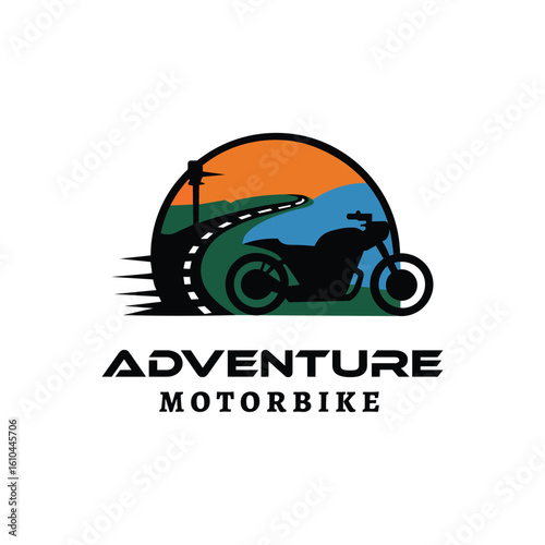 Moto Travel Logo royalty-free images