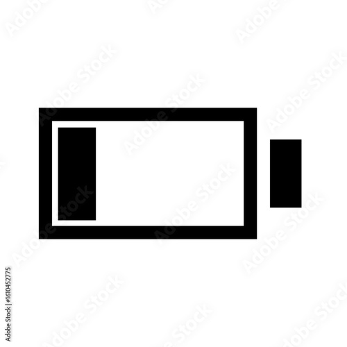 low battery icon vector illustration