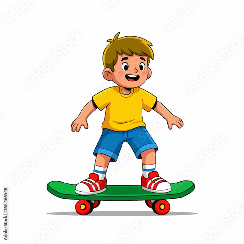 boy on skateboard