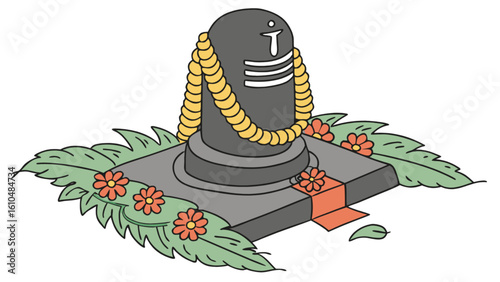 Shiva lingam hindu god shivling idol lord shiva lingam pooja hinduism indian culture traditional worship symbol