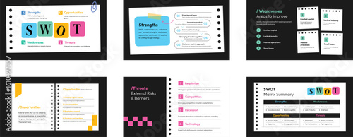 Minimal SWOT Infographic for Startups