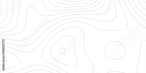 Seamless pattern with Topographic map lines, Geometric stiped line grid map, mountain relief diagram line wave carve pattern.