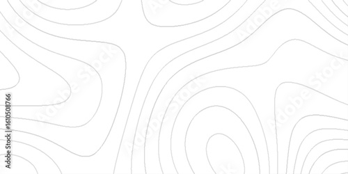 Topographic terrain map background with gold lines texture, White wave paper curved reliefs abstract background.