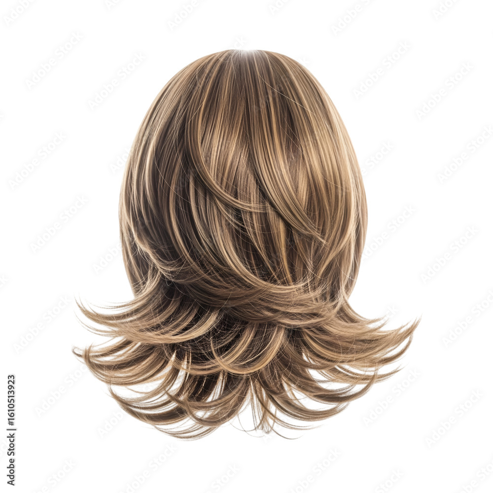 Naklejka premium long hair style Cut out the background