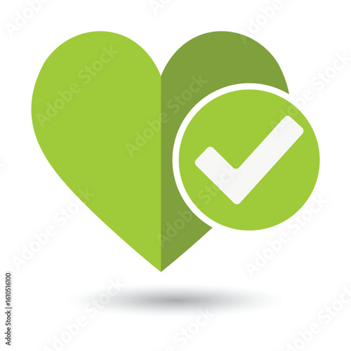 Bright green check mark in a circle, signifying approval, confirmation, or correctness. 