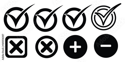 Bright green check mark in a circle, signifying approval, confirmation, or correctness. 