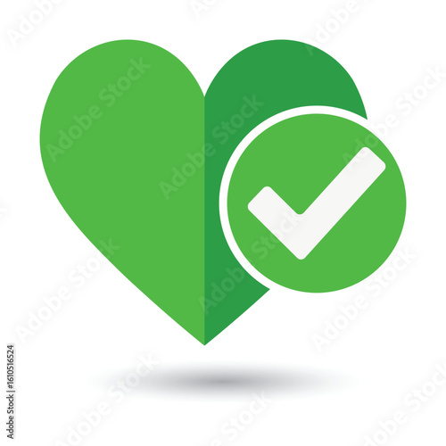 Bright green check mark in a circle, signifying approval, confirmation, or correctness. 