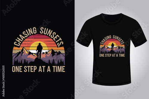 Hiking t shirt design