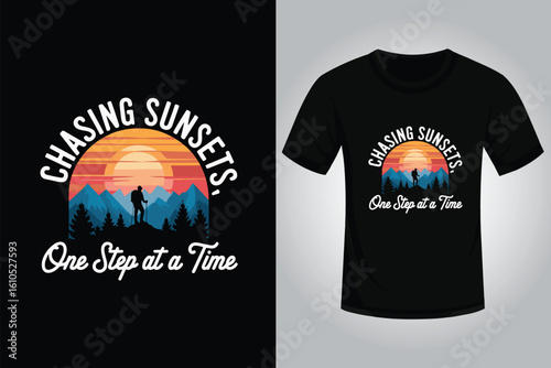 Hiking t shirt design