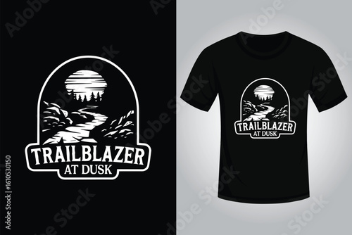 Hiking t shirt design