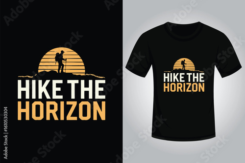 Hiking t shirt design